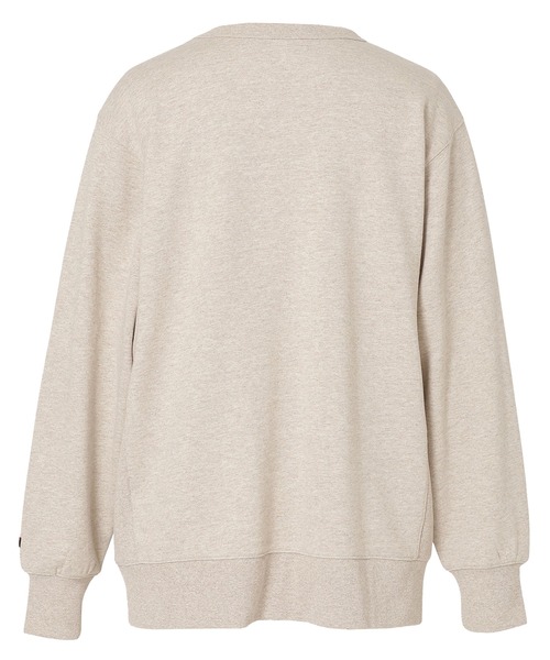 NANGA（ナンガ）の「ECOHYBRID MESSAGE EMB SWEAT/エコハイブリッド メッセージ エンブロイダリー スウェット（スウェット・メンズ・ライトグレー/ブラック系その他/オートミール・S/L/M）」の13枚目の写真