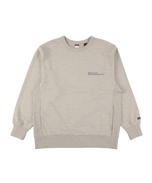 NANGA（ナンガ）の「ECOHYBRID MESSAGE EMB SWEAT/エコハイブリッド メッセージ エンブロイダリー スウェット（スウェット・メンズ・ライトグレー/ブラック系その他/オートミール・S/L/M）」の19枚目の写真