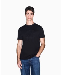 【A|X アルマーニ エクスチェンジ】エンボスロゴ レギュラーフィット 半袖クルーネックTシャツ/REGULAR(ZOZO限定カラー含)