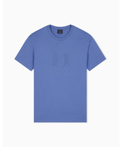 ARMANI EXCHANGE(アルマーニエクスチェンジ)の「【A|X アルマーニ エクスチェンジ】エンボスロゴ レギュラーフィット 半袖クルーネックTシャツ/REGULAR(ZOZO限定カラー含)(Tシャツ/カットソー・メンズ・ブラック・X-LARGE/SMALL/MEDIUM/LARGE/XX-LARGE/X-SMALL)」の6枚目の写真