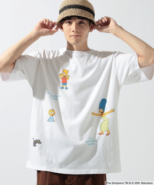niko and...（ニコアンド）の「【The Simpsons(ザ・シンプソンズ)】グラフィックT（Tシャツ/カットソー・メンズ・ライトグレー/ブラック/イエロー/ホワイト・MEDIUM/LARGE）」の2枚目の写真