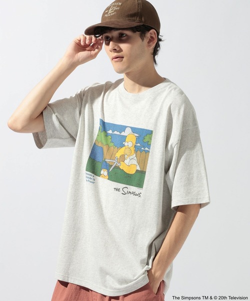 niko and...（ニコアンド）の「【The Simpsons(ザ・シンプソンズ)】グラフィックT（Tシャツ/カットソー・メンズ・ライトグレー/ブラック/イエロー/ホワイト・MEDIUM/LARGE）」の4枚目の写真