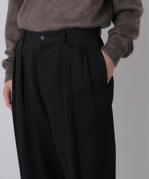 YLEVE(イレーヴ)の「YLEVE / WASHI PAPER TWILL TROUSERS(その他パンツ・メンズ・ブラック/ベージュ・3/4)」の14枚目の写真