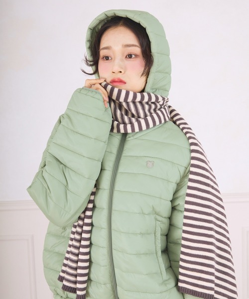 FCMM(エフシーエムエム)の「PADDING JACKET / パディングジャケット(ダウンジャケット/コート・レディース・イエロー/ブラック/ライトグレー/ライトブルー/ライム・SMALL/MEDIUM)」の7枚目の写真