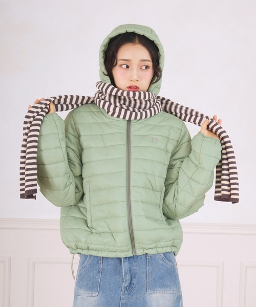 FCMM(エフシーエムエム)の「PADDING JACKET / パディングジャケット(ダウンジャケット/コート・レディース・イエロー/ブラック/ライトグレー/ライトブルー/ライム・SMALL/MEDIUM)」の8枚目の写真