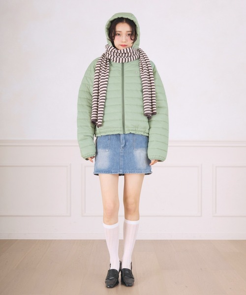 FCMM(エフシーエムエム)の「PADDING JACKET / パディングジャケット(ダウンジャケット/コート・レディース・イエロー/ブラック/ライトグレー/ライトブルー/ライム・SMALL/MEDIUM)」の13枚目の写真