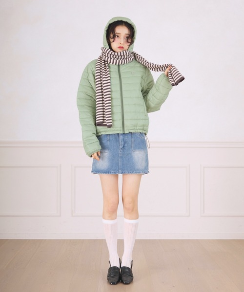 FCMM(エフシーエムエム)の「PADDING JACKET / パディングジャケット(ダウンジャケット/コート・レディース・イエロー/ブラック/ライトグレー/ライトブルー/ライム・SMALL/MEDIUM)」の16枚目の写真