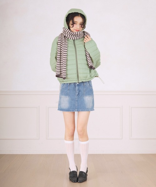 FCMM(エフシーエムエム)の「PADDING JACKET / パディングジャケット(ダウンジャケット/コート・レディース・イエロー/ブラック/ライトグレー/ライトブルー/ライム・SMALL/MEDIUM)」の18枚目の写真