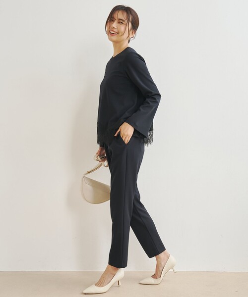 UNFILO(アンフィーロ)の「【15サイズ展開/ウエストゴム】BEAUTY MOVE スティックパンツ(その他パンツ・レディース・ブラック系/ライトグレー系/ネイビー系・XX-LARGE/XXXL/X-LARGE/XLT)」の5枚目の写真