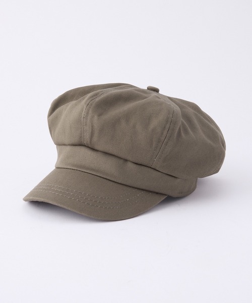 Parts Lab.(パーツラボ)の「【Parts Lab.】Cotton Twill Newsboy Cap /コットンツイルキャスケット(キャスケット・メンズ・チャコール/ブラック/カーキ・FREE)」の2枚目の写真
