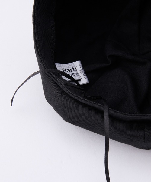Parts Lab.(パーツラボ)の「【Parts Lab.】Cotton Twill Newsboy Cap /コットンツイルキャスケット(キャスケット・メンズ・チャコール/ブラック/カーキ・FREE)」の4枚目の写真