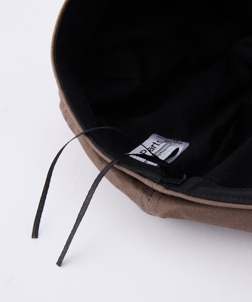 Parts Lab.(パーツラボ)の「【Parts Lab.】Cotton Twill Newsboy Cap /コットンツイルキャスケット(キャスケット・メンズ・チャコール/ブラック/カーキ・FREE)」の6枚目の写真