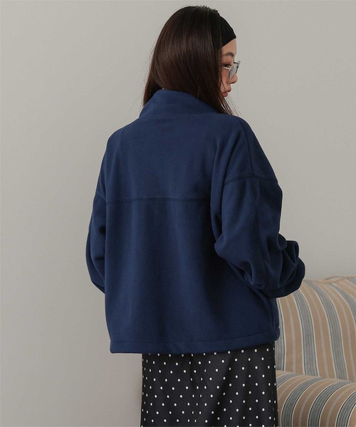 miette(ミエット)の「フリースジップアップパーカー(パーカー・レディース・ブラウン/ネイビー/チャコール・M/MT)」の16枚目の写真