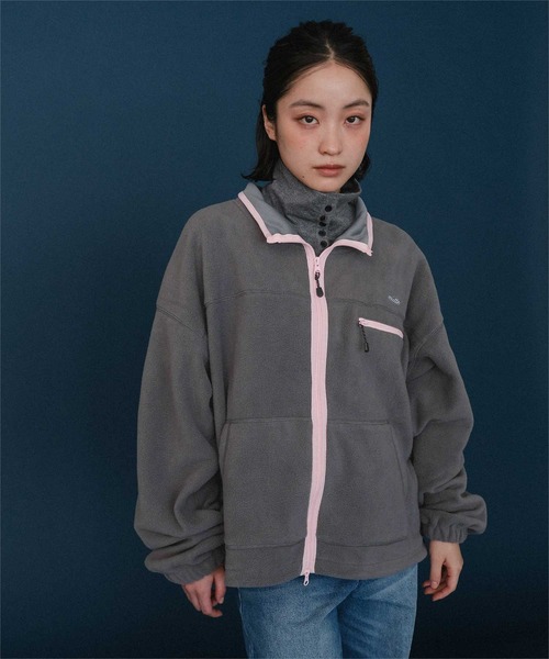 miette(ミエット)の「フリースジップアップパーカー(パーカー・レディース・ブラウン/ネイビー/チャコール・M/MT)」の5枚目の写真