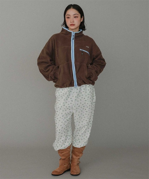 miette(ミエット)の「フリースジップアップパーカー(パーカー・レディース・ブラウン/ネイビー/チャコール・M/MT)」の7枚目の写真