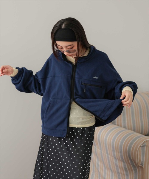 miette(ミエット)の「フリースジップアップパーカー(パーカー・レディース・ブラウン/ネイビー/チャコール・M/MT)」の17枚目の写真