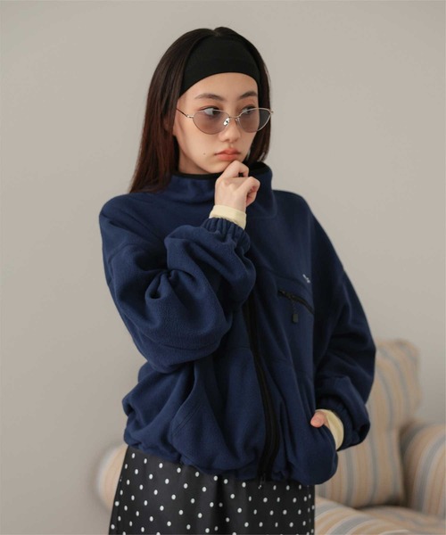 miette(ミエット)の「フリースジップアップパーカー(パーカー・レディース・ブラウン/ネイビー/チャコール・M/MT)」の19枚目の写真