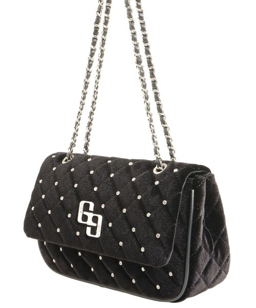 GYDA(ジェイダ)の「GGベロアbijou quiltingショルダーBAG(ショルダーバッグ・レディース・オフホワイト/ブラック/ピンク・FREE)」の17枚目の写真