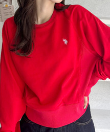 【Ada.別注 U.S. POLO ASSN.】クロップド ショート丈 スウェット