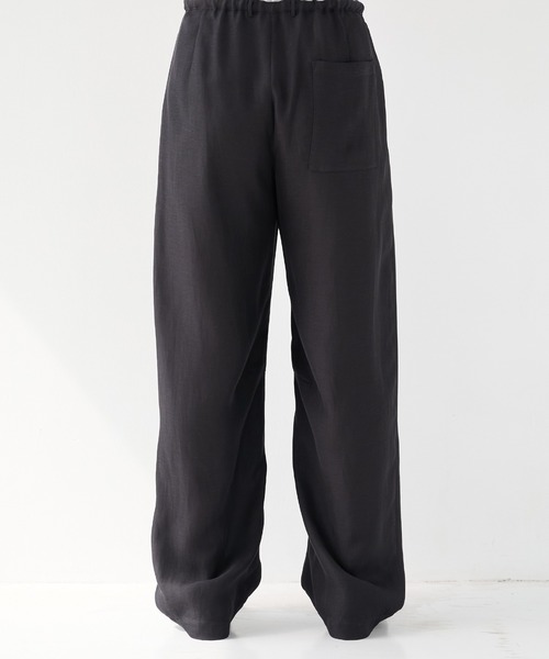 STUDIOUS(ステュディオス)の「【STUDIOUS】Noseason Linen Wide Pants(その他パンツ・メンズ・ブラック/ブラウン/アイボリー・1/2)」の22枚目の写真