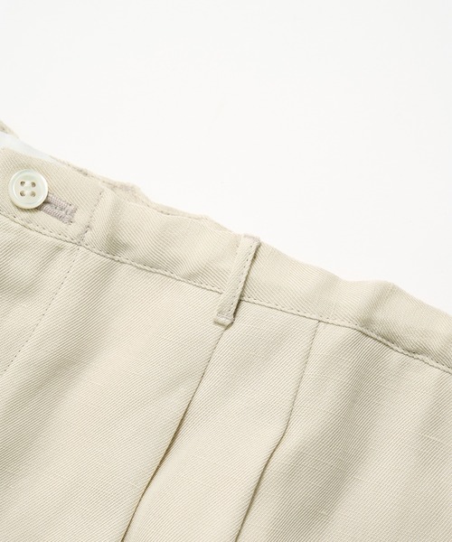 STUDIOUS(ステュディオス)の「【STUDIOUS】Noseason Linen Wide Pants(その他パンツ・メンズ・ブラック/ブラウン/アイボリー・1/2)」の12枚目の写真
