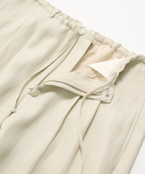 STUDIOUS(ステュディオス)の「【STUDIOUS】Noseason Linen Wide Pants(その他パンツ・メンズ・ブラック/ブラウン/アイボリー・1/2)」の11枚目の写真