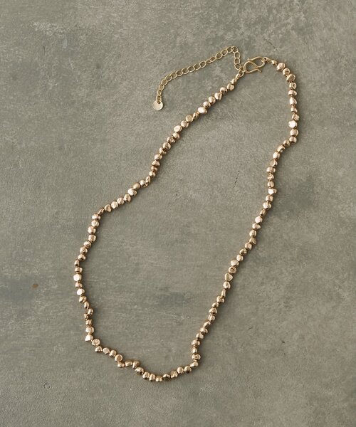 Whim Gazette(ウィムガゼット)の「【Hoaw.】パールコーティングネックレス(ネックレス・レディース・シルバー/ゴールド・FREE)」の1枚目の写真
