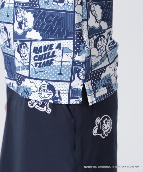 Jack Bunny!!(ジャックバニー)の「【ドラえもん】フルダルライトカノコ総柄半袖ポロシャツ(ポロシャツ・レディース・オレンジ/ネイビー・LARGE/SMALL/MEDIUM)」の10枚目の写真