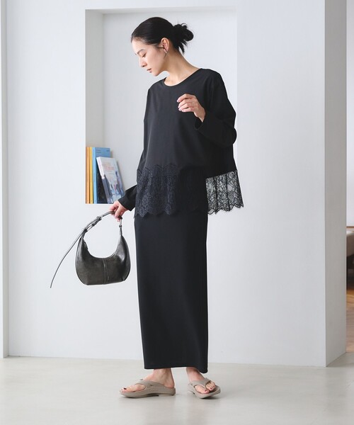 BEAUTY&YOUTH UNITED ARROWS(ビューティーアンドユースユナイテッドアローズ)の「【WEB限定】ジャージー ドローコードスカート ウォッシャブル(スカート・レディース・ライトグレー/ブラック/ダークブラウン・S/M)」の9枚目の写真