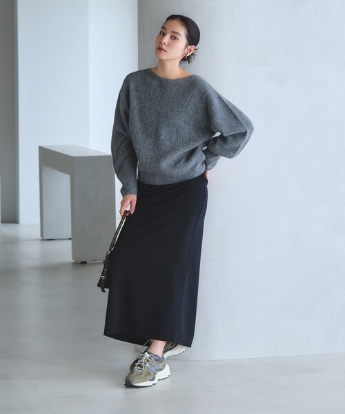 BEAUTY&YOUTH UNITED ARROWS(ビューティーアンドユースユナイテッドアローズ)の「【WEB限定】ジャージー ドローコードスカート ウォッシャブル(スカート・レディース・ライトグレー/ブラック/ダークブラウン・S/M)」の10枚目の写真
