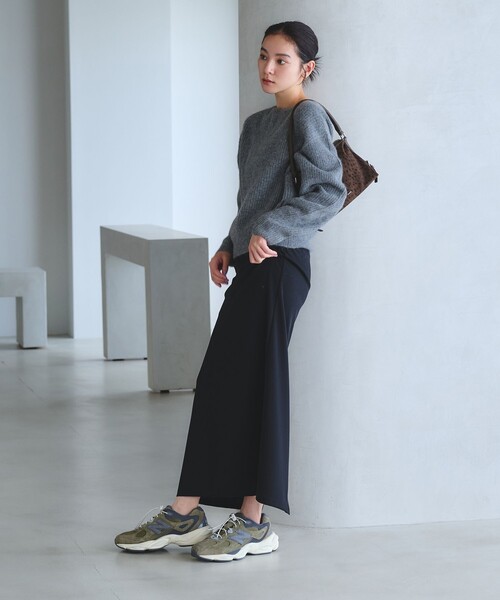 BEAUTY&YOUTH UNITED ARROWS(ビューティーアンドユースユナイテッドアローズ)の「【WEB限定】ジャージー ドローコードスカート ウォッシャブル(スカート・レディース・ライトグレー/ブラック/ダークブラウン・S/M)」の11枚目の写真