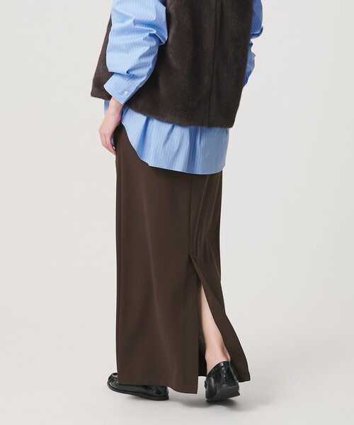BEAUTY&YOUTH UNITED ARROWS(ビューティーアンドユースユナイテッドアローズ)の「【WEB限定】ジャージー ドローコードスカート ウォッシャブル(スカート・レディース・ライトグレー/ブラック/ダークブラウン・S/M)」の13枚目の写真