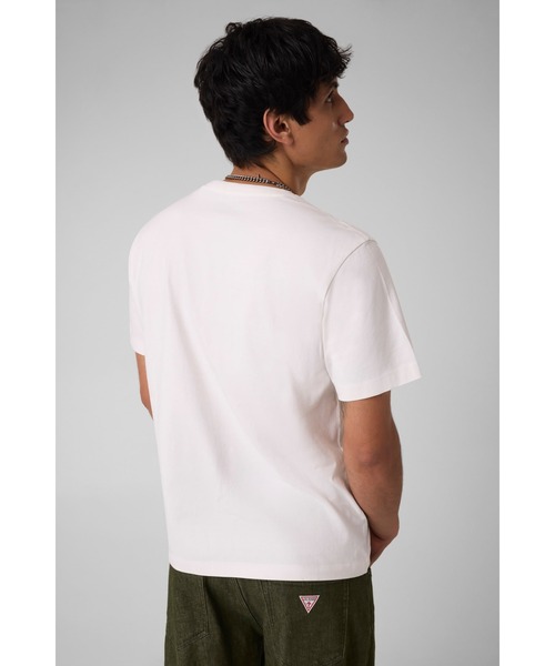 Guess（ゲス）の「【ヒョンジン 着用】 GUESS JEANS Pocket Label Tee Tシャツ 半袖（Tシャツ/カットソー・メンズ・ホワイト・MEDIUM/SMALL）」の5枚目の写真