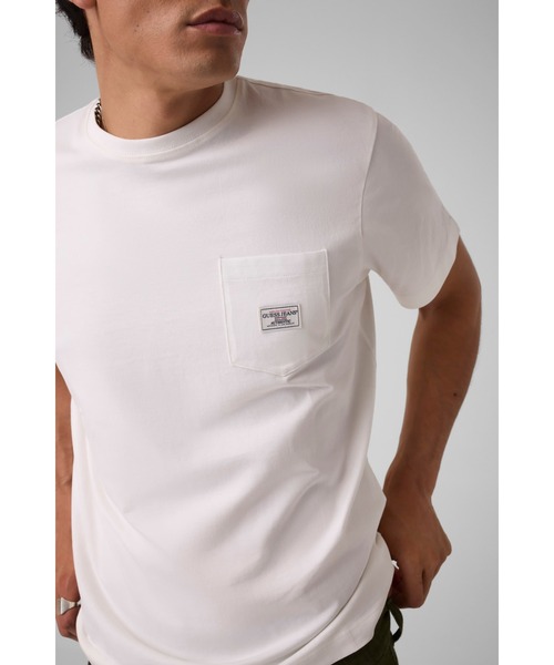 Guess（ゲス）の「【ヒョンジン 着用】 GUESS JEANS Pocket Label Tee Tシャツ 半袖（Tシャツ/カットソー・メンズ・ホワイト・MEDIUM/SMALL）」の6枚目の写真
