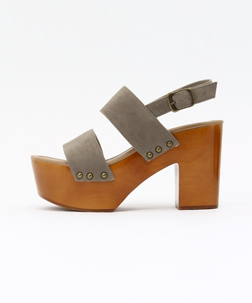 mystic(ミスティック)の「【mystic】ウッドソールサンダル(サンダル・レディース・モカ/キャメル/その他22・36/37/38)」の4枚目の写真