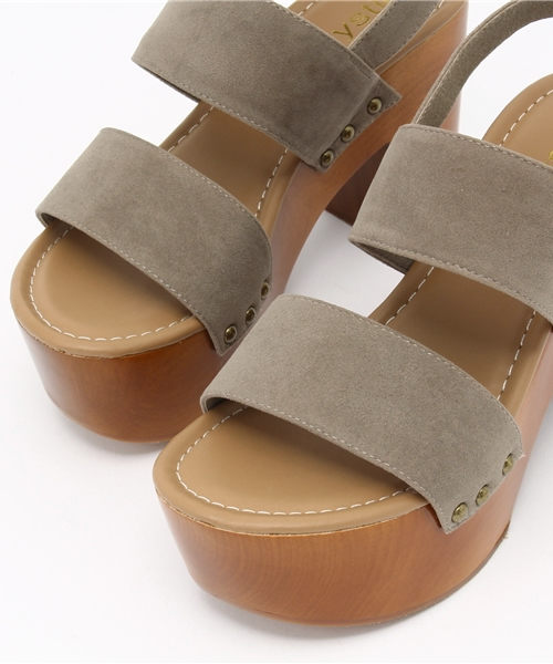 mystic(ミスティック)の「【mystic】ウッドソールサンダル(サンダル・レディース・モカ/キャメル/その他22・36/37/38)」の7枚目の写真