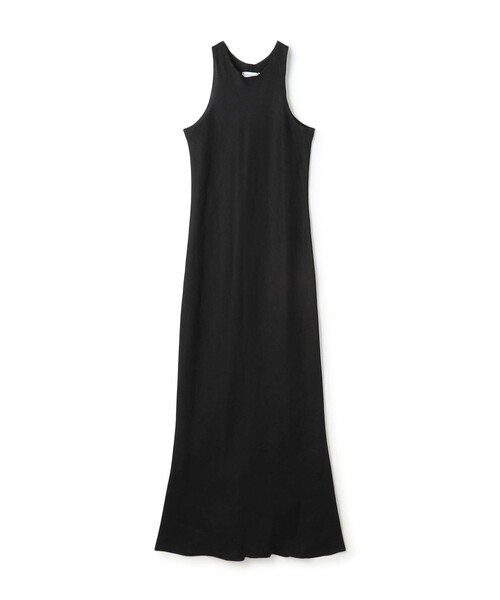 Gabriela Coll Garments(ガブリエラコールガーメンツ)の「GABRIELA COLL GARMENTS NO.303 LINEN BIAS DRESS リネン マキシドレス(ワンピース・レディース・ブラック・2)」の1枚目の写真