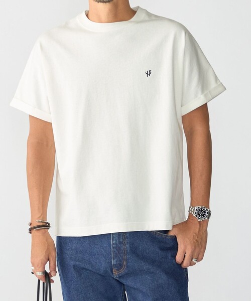 SHIPS(シップス)の「【WEB限定】SHIPS:〈手洗い可能〉ドルマンスリーブ ターンナップ Tシャツ(Tシャツ/カットソー・メンズ・ダークグレー/ブラック/ブラウン/ネイビー/ホワイト・SMALL/LARGE/MEDIUM)」の1枚目の写真