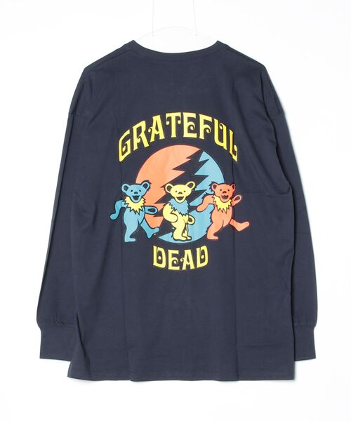 Grateful Dead(グレイトフルデッド)の「GRATEFUL DEAD グレイトフル・デッド オーバーサイズ ロンT メンズ レディース プリントTシャツ(Tシャツ/カットソー・メンズ・グレー系1/ホワイト系3/ホワイト系2/ブラック/パープル/ネイビー/グリーン系2/グリーン系1/ベージュ系2/ベージュ系1/グレー系2/ホワイト系1・XL/L/M)」の19枚目の写真