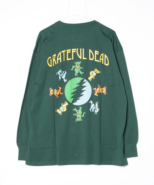 Grateful Dead(グレイトフルデッド)の「GRATEFUL DEAD グレイトフル・デッド オーバーサイズ ロンT メンズ レディース プリントTシャツ(Tシャツ/カットソー・メンズ・グレー系1/ホワイト系3/ホワイト系2/ブラック/パープル/ネイビー/グリーン系2/グリーン系1/ベージュ系2/ベージュ系1/グレー系2/ホワイト系1・XL/L/M)」の22枚目の写真