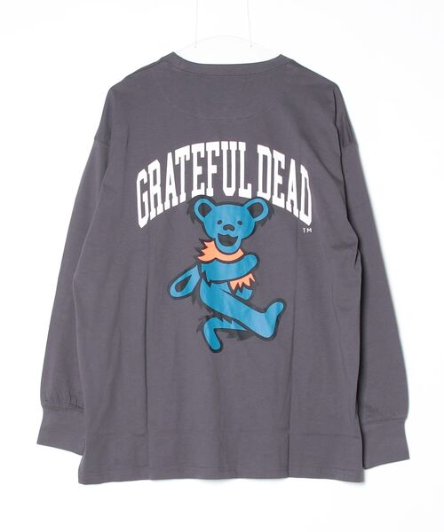 Grateful Dead(グレイトフルデッド)の「GRATEFUL DEAD グレイトフル・デッド オーバーサイズ ロンT メンズ レディース プリントTシャツ(Tシャツ/カットソー・メンズ・グレー系1/ホワイト系3/ホワイト系2/ブラック/パープル/ネイビー/グリーン系2/グリーン系1/ベージュ系2/ベージュ系1/グレー系2/ホワイト系1・XL/L/M)」の16枚目の写真