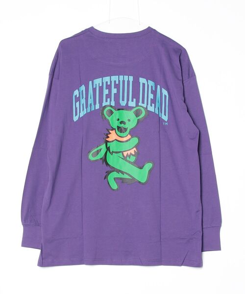Grateful Dead(グレイトフルデッド)の「GRATEFUL DEAD グレイトフル・デッド オーバーサイズ ロンT メンズ レディース プリントTシャツ(Tシャツ/カットソー・メンズ・グレー系1/ホワイト系3/ホワイト系2/ブラック/パープル/ネイビー/グリーン系2/グリーン系1/ベージュ系2/ベージュ系1/グレー系2/ホワイト系1・XL/L/M)」の17枚目の写真