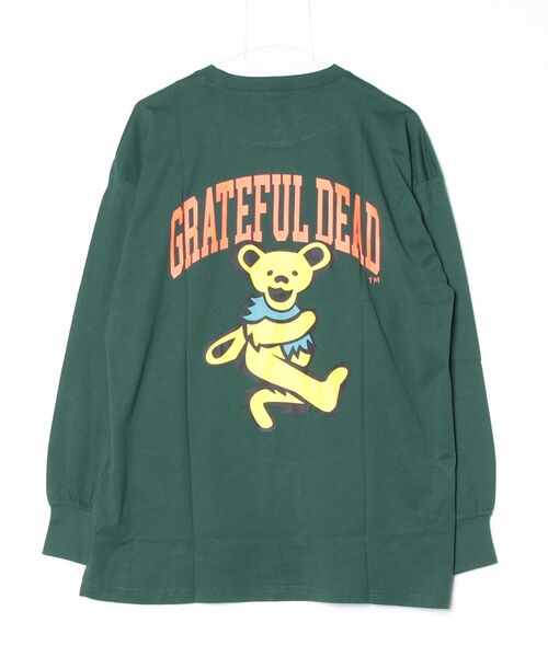 Grateful Dead(グレイトフルデッド)の「GRATEFUL DEAD グレイトフル・デッド オーバーサイズ ロンT メンズ レディース プリントTシャツ(Tシャツ/カットソー・メンズ・グレー系1/ホワイト系3/ホワイト系2/ブラック/パープル/ネイビー/グリーン系2/グリーン系1/ベージュ系2/ベージュ系1/グレー系2/ホワイト系1・XL/L/M)」の18枚目の写真