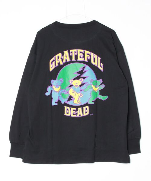 Grateful Dead(グレイトフルデッド)の「GRATEFUL DEAD グレイトフル・デッド オーバーサイズ ロンT メンズ レディース プリントTシャツ(Tシャツ/カットソー・メンズ・グレー系1/ホワイト系3/ホワイト系2/ブラック/パープル/ネイビー/グリーン系2/グリーン系1/ベージュ系2/ベージュ系1/グレー系2/ホワイト系1・XL/L/M)」の20枚目の写真