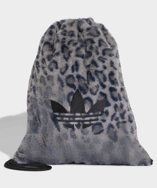 adidas(アディダス)の「ナップサック レオパード バッグ / アディダスオリジナルス adidas Originals(エコバッグ/サブバッグ・メンズ・グレー・FREE)」の1枚目の写真