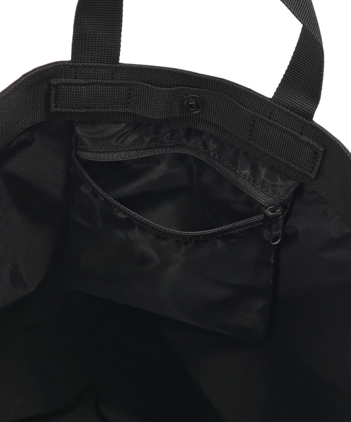 417 EDIFICE(フォーワンセブンエディフィス)の「【BAICYCLON by Bagjack / バイシクロン】 PACKABLE TOTE SHOULDER BAG(ショルダーバッグ・メンズ・ブラック・FREE)」の2枚目の写真