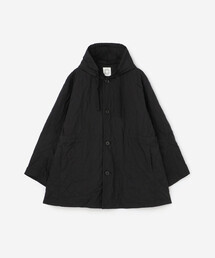 ORCIVAL | ナイロンワッシャー キルティングフーデッドコート WOMEN