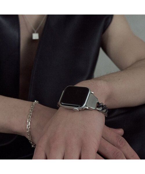 SILVERTAG（シルバータグ）の「APPLE WATCH STRAP MINI AST-1354DCO APPLE WATCHストラップ マット 38 mm 40 mm 41 mm 42 mm（デジタル腕時計・メンズ・その他・LARGE/MEDIUM/X-LARGE/XX-LARGE/XXXL/SMALL）」の4枚目の写真