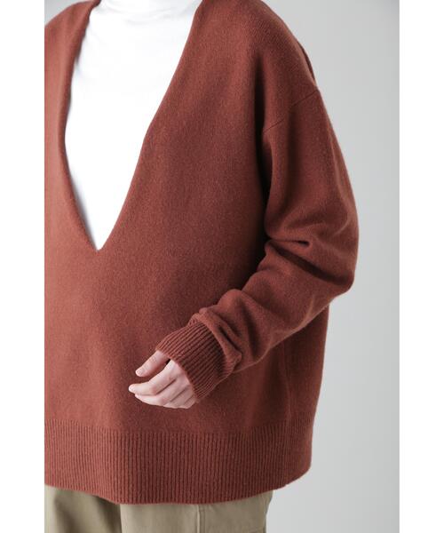 YLEVE(イレーヴ)の「YLEVE / LAMBS WOOL KN P/O(ニット/セーター・レディース・ピンク/ネイビー/ブラウン・1)」の18枚目の写真