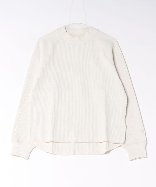 GOLDWIN（ゴールドウィン）の「Goldwin | WF Light Mock Neck L/S T-shirt（Tシャツ/カットソー・レディース・ブラック/アイボリー・3）」の2枚目の写真